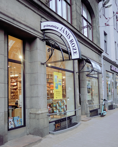 Restock at Jāņa Roze bookstores across Riga and Latvia